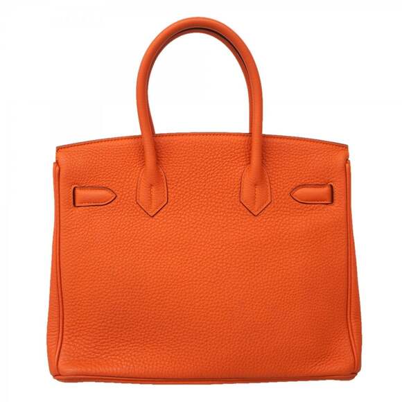 Hermes Hermès Birkin 30 Togo Orange Handbag with R Stamp for Women - Picture 9 of 9
